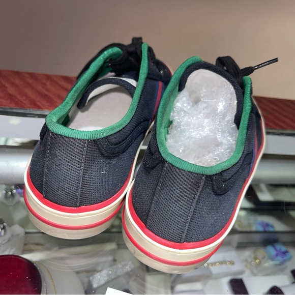 Gucci Tennis Tweed GG Logo Multicolored Sneaker Gucci Size 8 - Picture 10 of 13